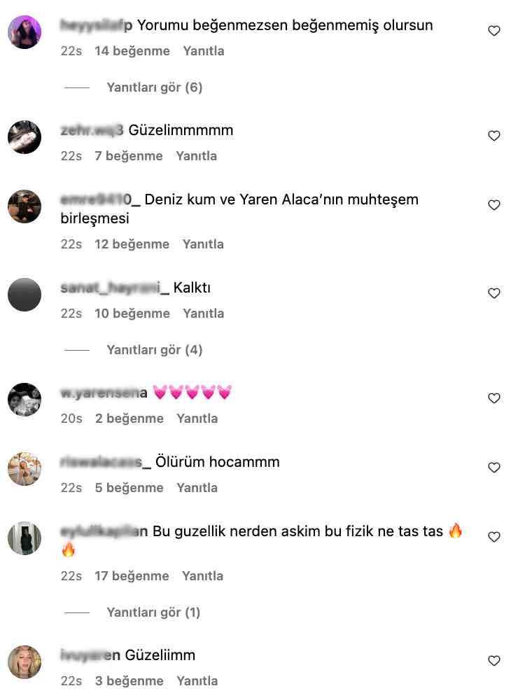 yaren alaca nin bikinili paylasimi sosyal medyada gundem oldu bu guzellik nereden fizik tas